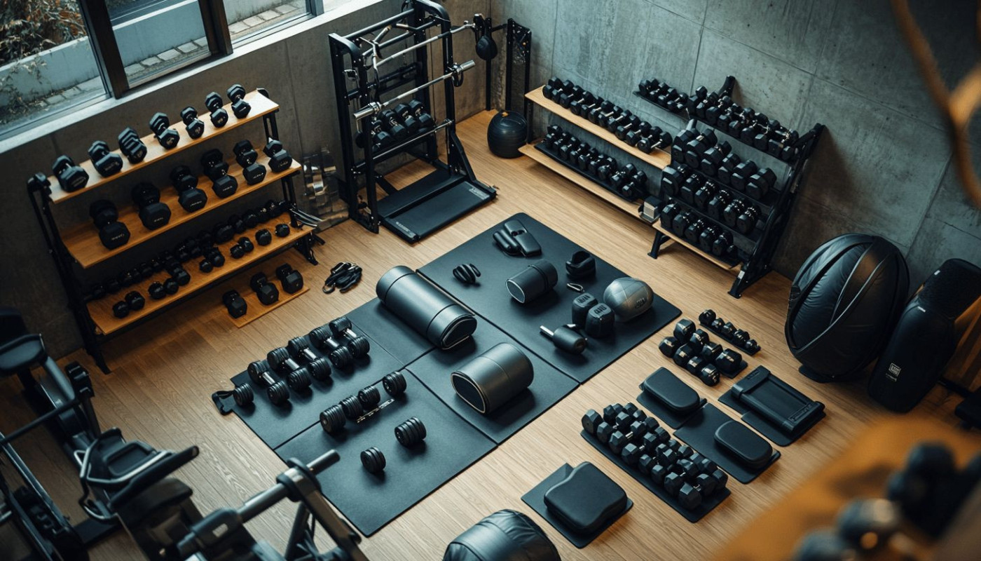 Optimisation de l'espace : accessoires sportifs compacts et fonctionnels